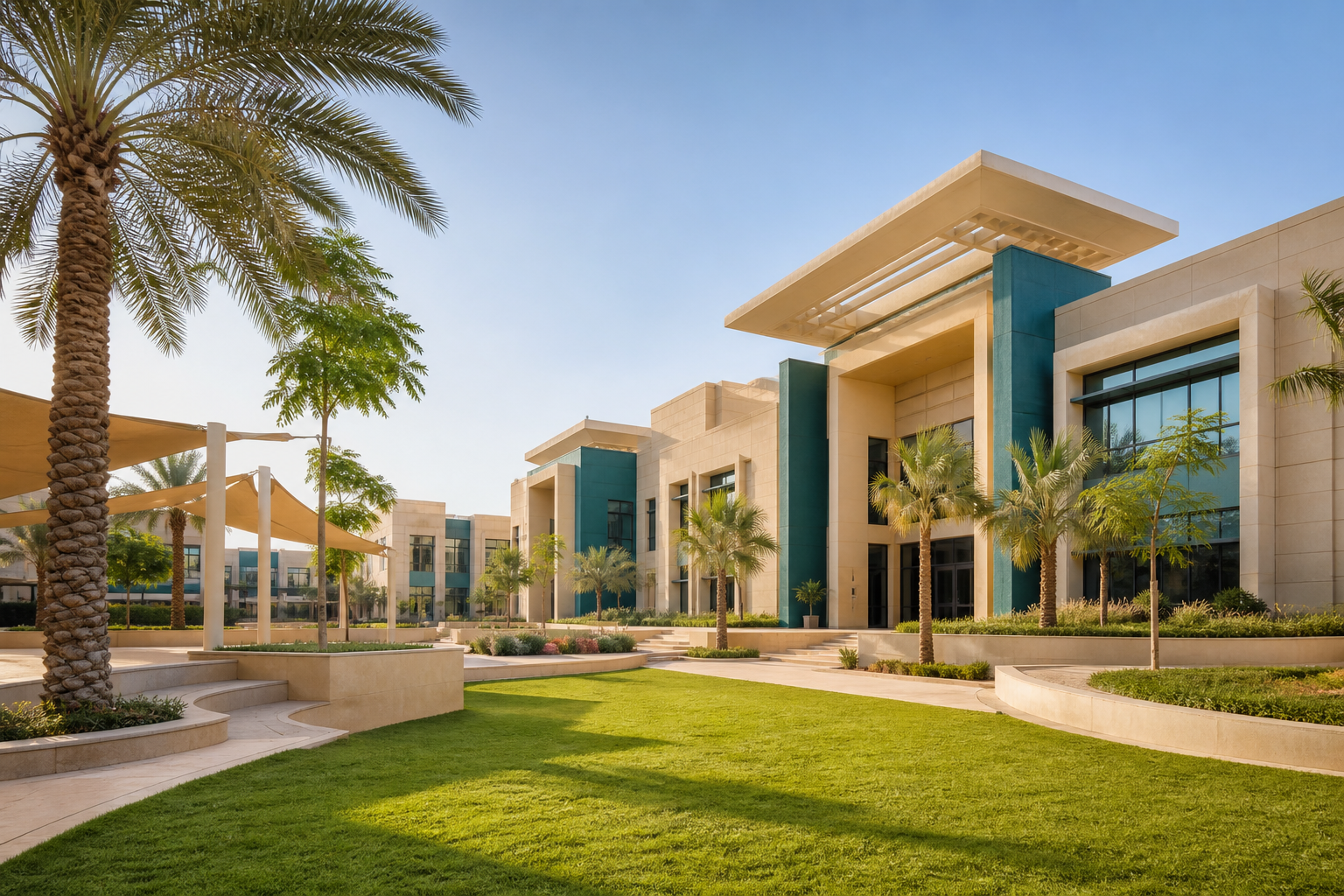 Horizon International School Dubai campus courtyard